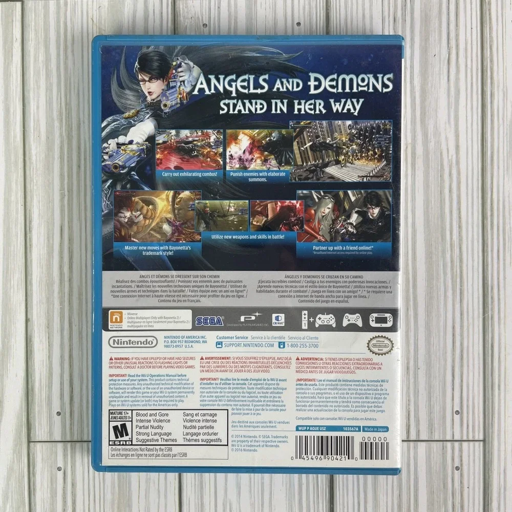 Bayonetta 2 Wii U Nintendo Video Game‎